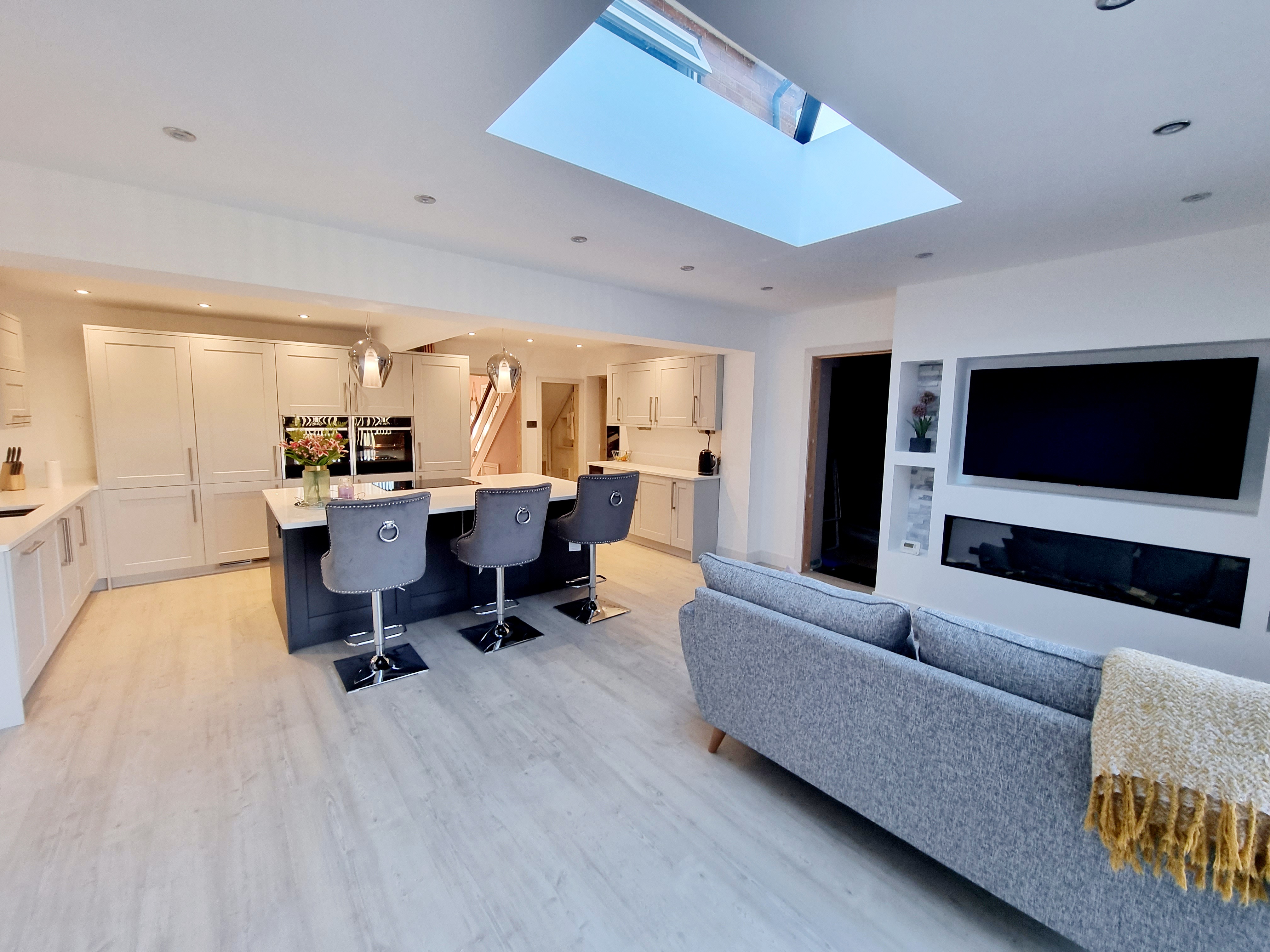 Belsay Shaker Kitchen Dove Grey Sheffield Kitchen Outlet